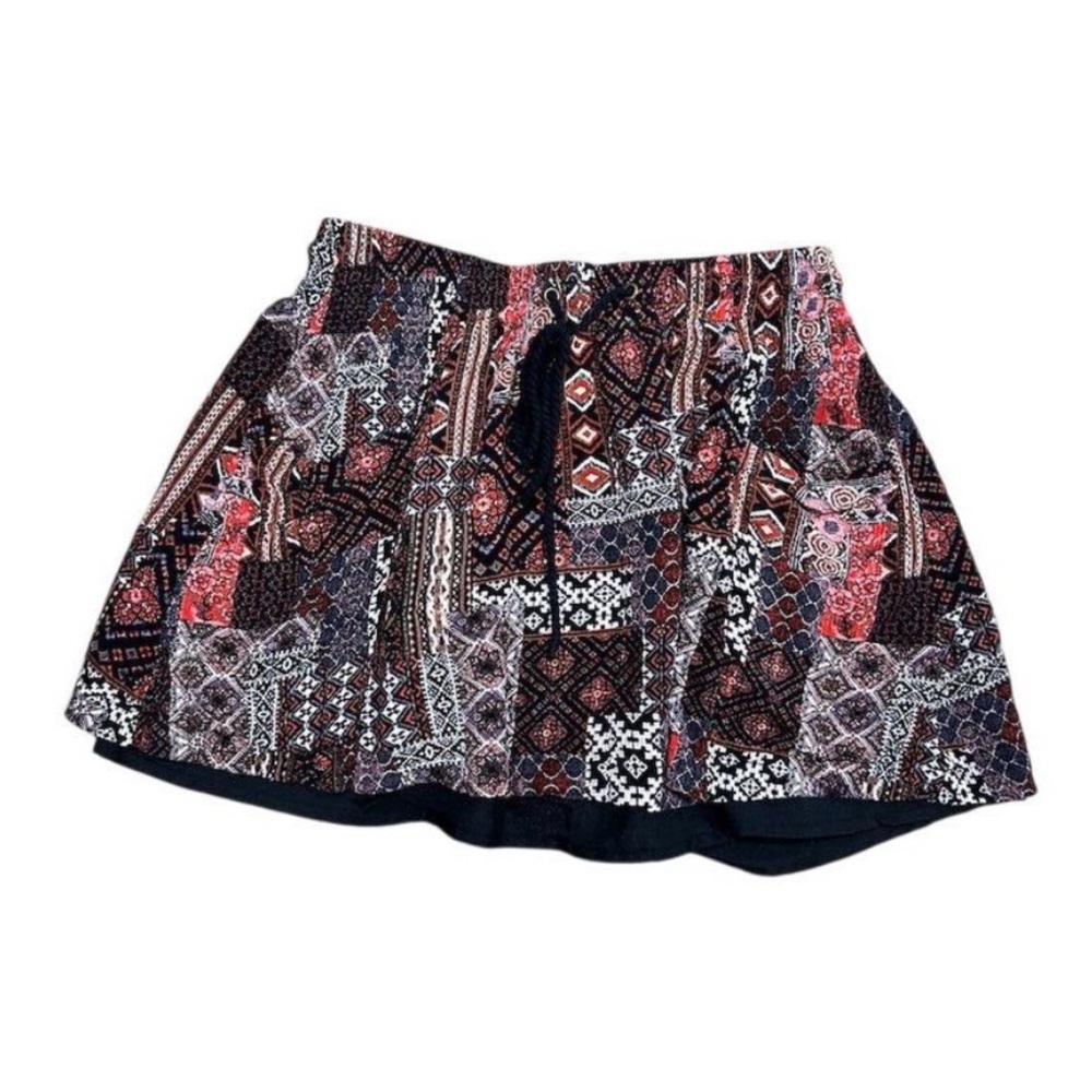 Forever 21 Women's Floral Patchwork‎ Mini Skirt Multicolor Size M